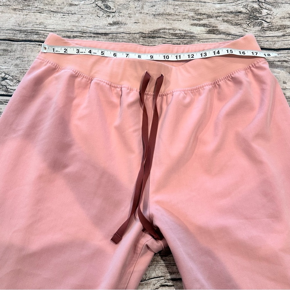 Figs Women's Wide Leg Scrub Set in Light Pink - Picture 10 of 13